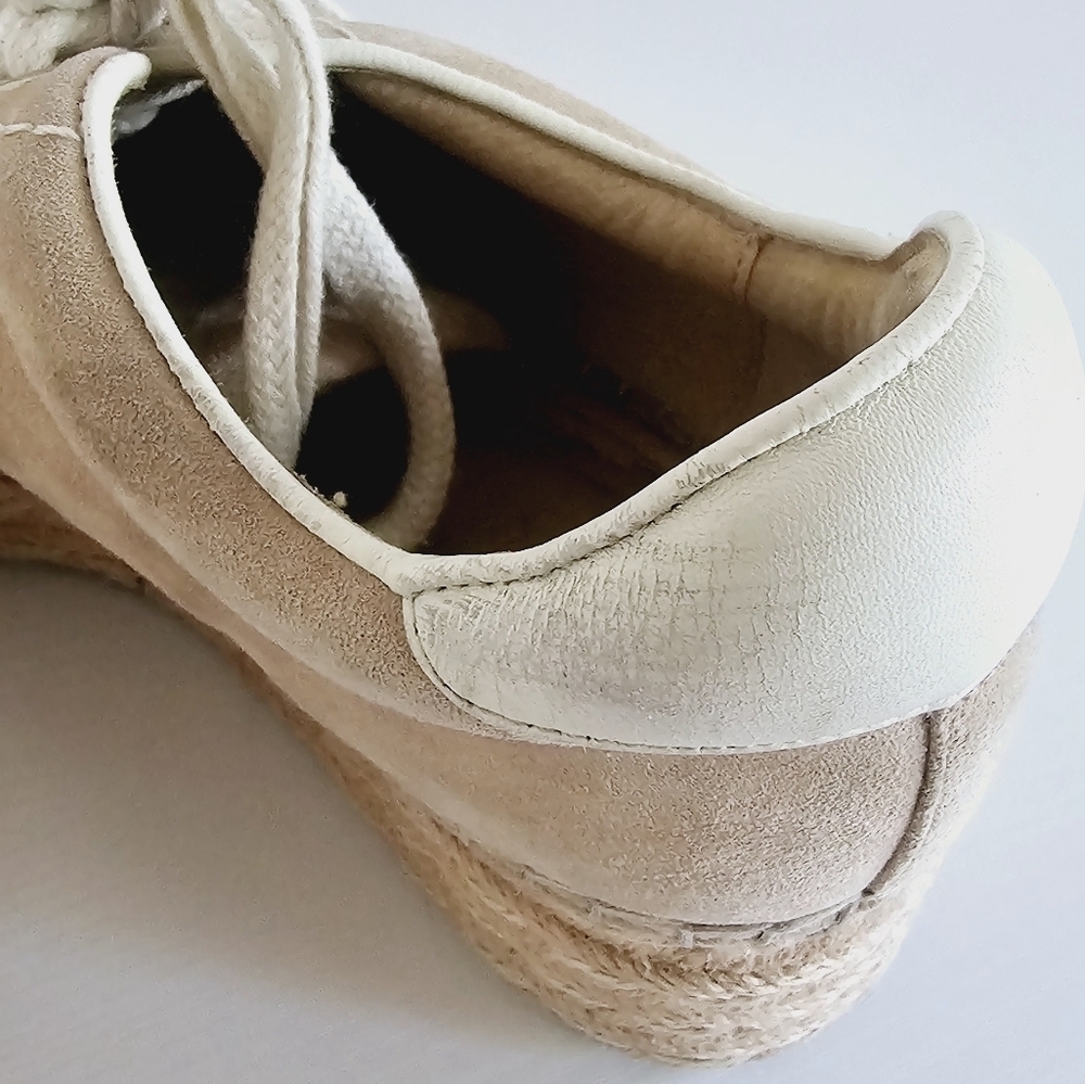 Joie Dabna Suede Platform Espadrille Wedge Sneaker Women's Size 39 - Picture 9 of 15